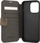 Kapak libri Guess GUBKP13X4GMGBR për iPhone 13 Pro Max 6.7", lëkurë ekologjike, logo metalike 4G, kafe