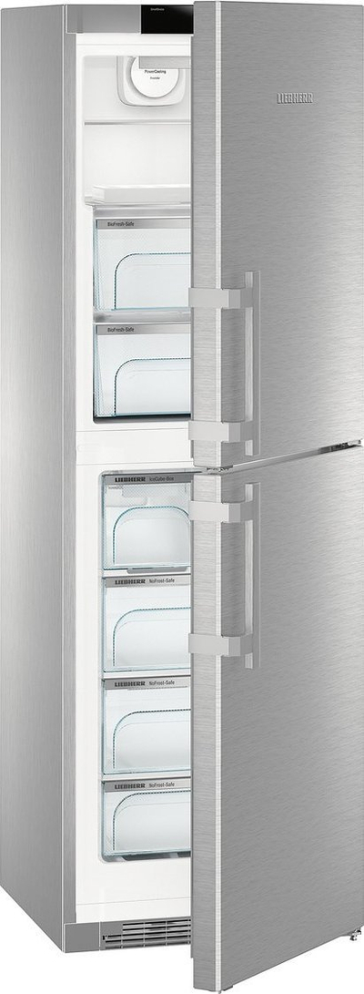 Frigorifer me ngrirës Liebherr Premium SBNes 4285, kombinim me ngrirës poshtë, inox