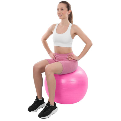 Top fitnesi XQMAX, 75 cm, antiburst, rozë