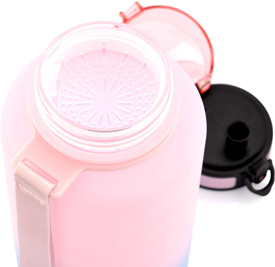 Shishe sportive Meteor, 1500 ml, Tritan pa BPA, rozë blu