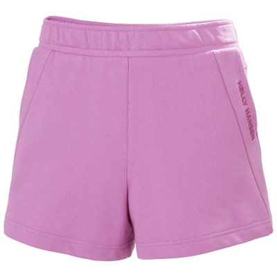Кратки панталони Helly Hansen Core Sweat W 54081 089, памук, за жени, сиви