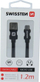Kabllo USB Swissten USB A në micro USB, 1.2m, 3A, gri