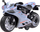 Motocikletë lodër Diecast ZA3933, pull-back, metal, gri