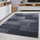 Tapet Carpet Plus 8007, 200x290 cm, polipropilen, gri me të zezë