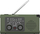 Radio portative Kruger&Matz KM0836, solar, power bank 5000mAh, jeshile ushtarake