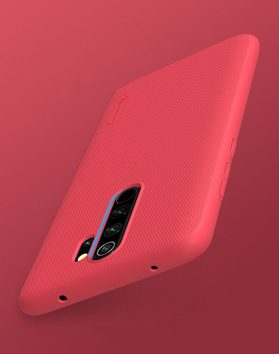Këse telefoni Nillkin Frosted për Xiaomi Redmi Note 8 Pro, plastike, antirrëshqitëse, blu