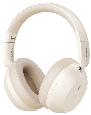 Kufje wireless Baseus Bass 35 Max, Bluetooth 5.3, 50 orë bateri, të bardha