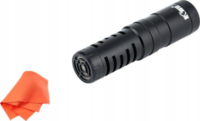 Mikrofon shotgun JJC SGM-V1, kardioid, për kamera, i zi