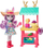 Set lodrash Mattel Enchantimals Bunny Market, kukull 15 cm, mbi 35 gjëra brenda, me shumë ngjyra