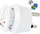 Adapter udhëtimi Skross Combo World to South Africa, 250V, 16A, i bardhë