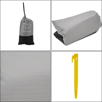 Dysheme çadre Enero Camp, 3x2 m, poliester Oxford, gri