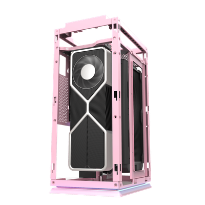 Kasë Darkflash DLH21, ITX Tower, rozë