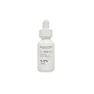 Серум за лице Revolution Skincare 0.3% ретинол со витамини и хијалуронска киселина, 30 мл