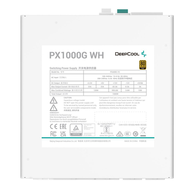 Furnizues energjie Deepcool PX1000G WH, 1000W, ATX 3.0, i bardhë