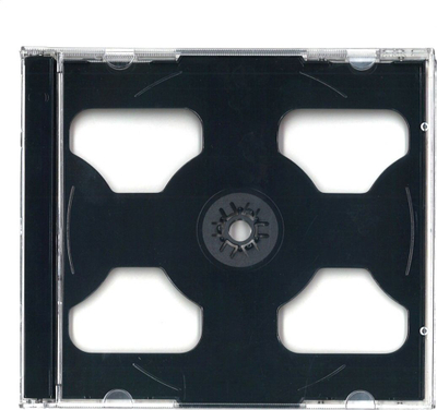 Kuti plastike Verbatim Jewel Case 2 CD 45219, për 2 disqe, e zezë