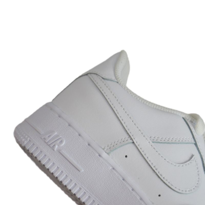 Atlete për kalamoj Nike Air Force 1, lëkurë, taban Nike Air, të bardha