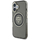 Kapak telefoni Guess IML Metal Mountain Logo MagSafe, për iPhone 16 6.1", i zi