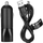 Karikues për makinë Blue Star, 1x USB A, 2A, i zi