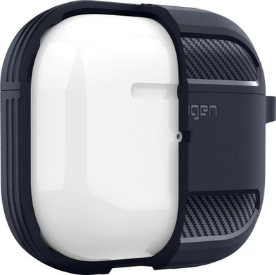 Mbulesë Spigen Rugged Armor për AirPods 3, me karabinë, gri