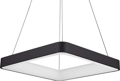 Lampë e varur Italux Giacinto 5304-850SQP-BK-3, LED 50W, formë katrore, e zezë