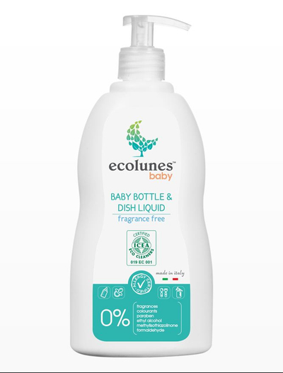 Larës për biberonë dhe enë të bebeve EcoLunes Baby Bottle & Dish Liquid, 500ml