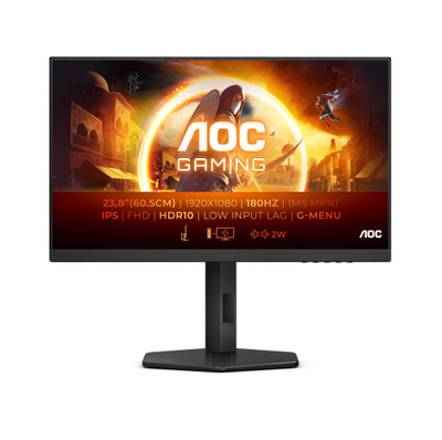 Monitor AOC 24G4X, 24\", Full HD, 180Hz, i zi
