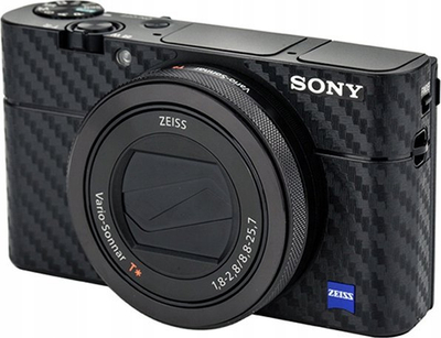 Grip kamere JJC prej fibër karboni, për Sony RX100, i rehatshëm në dorë, i zi