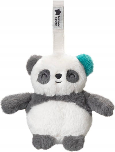 Lodër varëse muzikore Tommee Tippee Pip Panda, tinguj qetësues, rikarikues me USB, gri e bardhë
