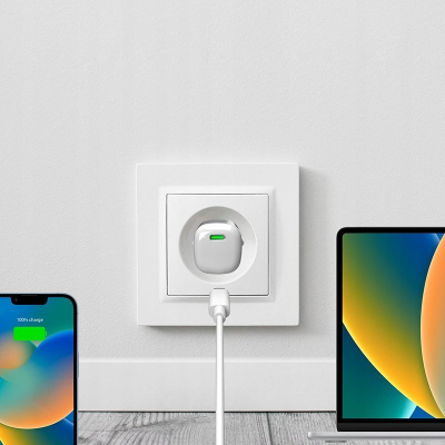 Adaptër karikimi Puro MiniPro, 30W, i bardhë