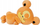 Peluche Pokemon Teddiursa Sleeping Plush, 18", premium, shumëngjyrëshe