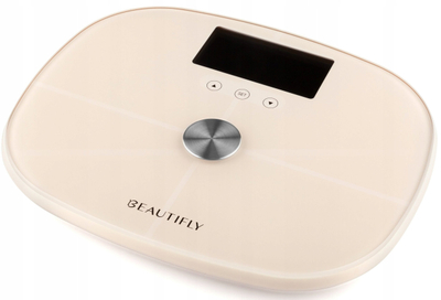 Peshore elektronike Beautifly Slimsense, xham, 180kg, e tejdukshme