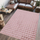 Tapet drejtkëndor Heinner Home Paopao, 160 x 230 cm, 1600 g/m², rozë