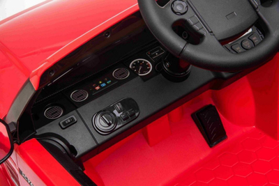 Makine elektrike per femije Ramiz Land Rover Discovery, telekomande, targe dekorative, e kuqe