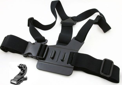 Set aksesorësh XREC për GoPro Hero 12, harness për gjoks, rrip për kokë, i zi