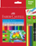 Set lapsa me ngjyra Faber-Castell 201597, trekëndor, 24 copë, shumëngjyrëshe