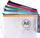 Çantë dokumentesh APLI Zipper Bag A6, 168x125mm, set 20 copë, shumëngjyrëshe