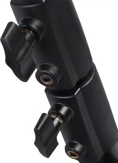 Sistem sfondi fotografik Linkstar BS-2431, 3.15 m gjerësi, 2.32 m lartësi, i zi