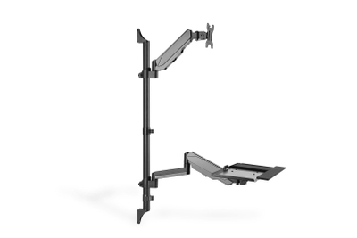 Mbajtëse muri për monitor Digitus DA-90372, 17"-32", VESA, gri