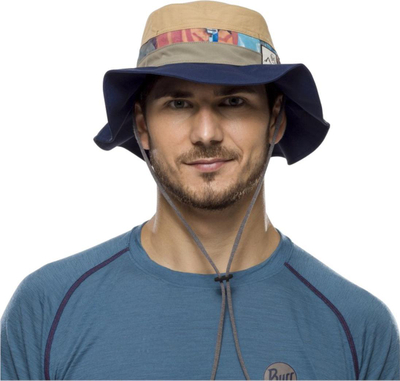 Kapelë me strehë Buff Booney Hat HARQ Multi, mbrojtje UV, material i ricikluar, shumëngjyrëshe