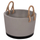 Vazo e brendshme TRYLL HM4690L, fiber cement, 40cm, gri me litar