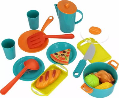 Set kuzhine lodër MEGA CREATIVE 544723, plastik, shumëngjyrësh