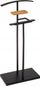 Stendë rrobash 5five, 114 cm, me raft bambuje, metal i zi