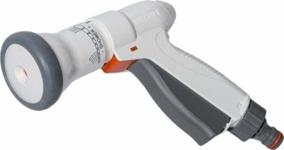 Pistole ujitje Bradas Adjustable Gun Sprinkler White Line, spërkatje e rregullueshme, plastike ABS, gri me të bardhë