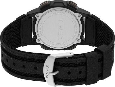 Orë dore për meshkuj Timex, e zezë