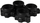 Set hantellash Funfit Bitumen, 40 kg, 2 x 20 kg, të zeza