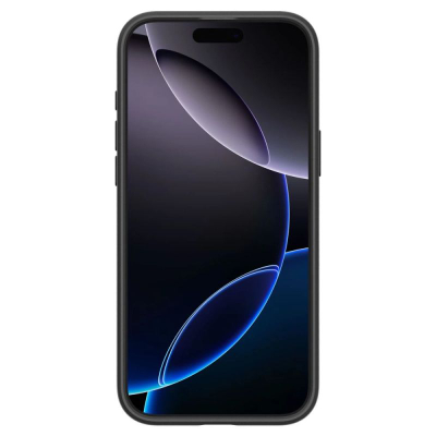 Këllëf telefoni Spigen Liquid Air T MagSafe për iPhone 16 Pro Max, TPU, i zi mat