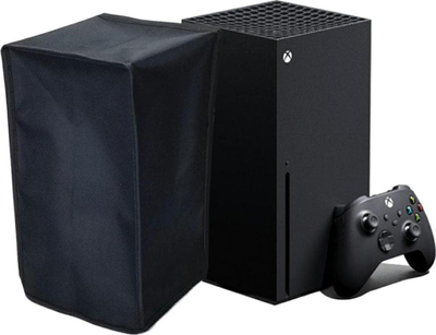Mbulesë pluhuri KX17 për Xbox Series X, poliester, e zezë