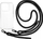 Kllëf telefoni Mobile Origin Lanyard Case, për iPhone 15 Pro, transparent, me rrip i zi