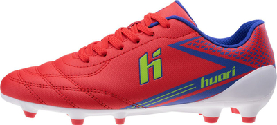 Këpucë futbolli Huari Octubri Teen Jr 92800402376, për kalamaj, e kuqe