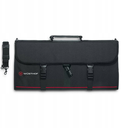 Çantë për thika Wusthof Cook's Case 18 Slot, 18 vende, me bravë sigurie, e zezë